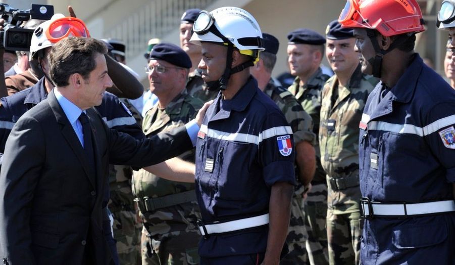 Diaporama  Nicolas Sarkozy en Martinique