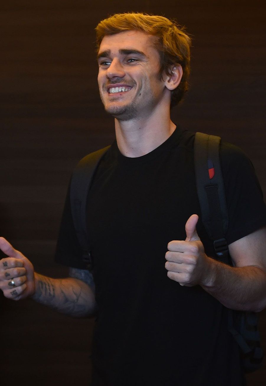 Antoine Griezmann, accueilli comme une star en Uruguay