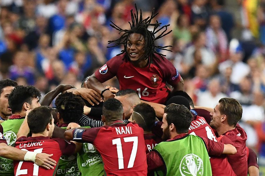 France - Portugal - Euro 2016 : La grande joie des joueurs ...