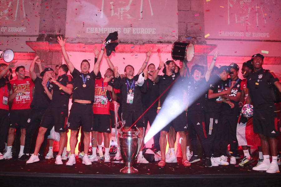 Ligue Des Champions Le Bayern Munich Celebre Sa Victoire