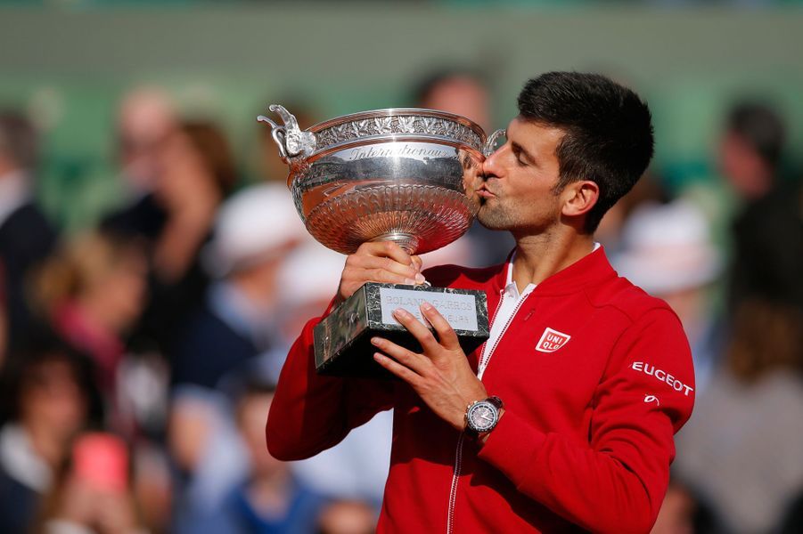 Roland-Garros 2016: Novak Djokovic célèbre sa victoire