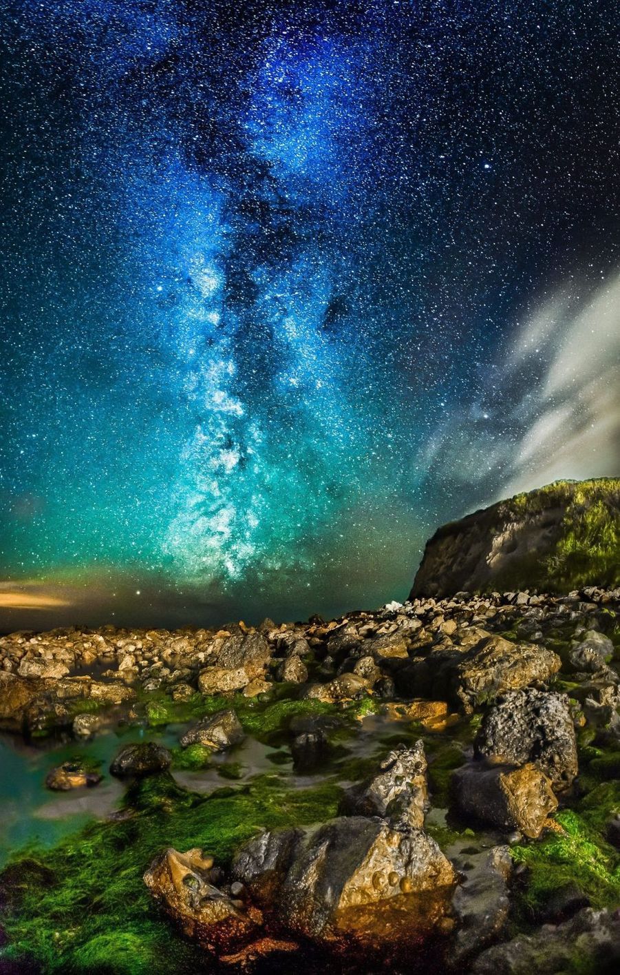 Sur l'île de Wight - La beauté du ciel de l'île de Wight