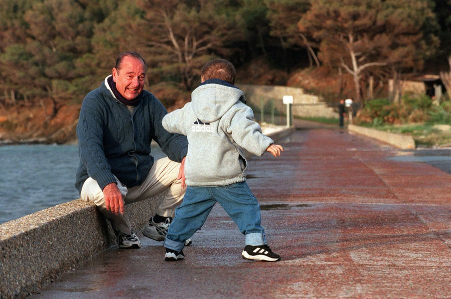 Photos : Jacques Chirac, un grand-père président avec ...