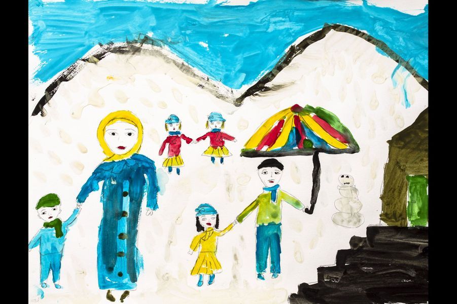 La guerre dessinée par des enfants syriens