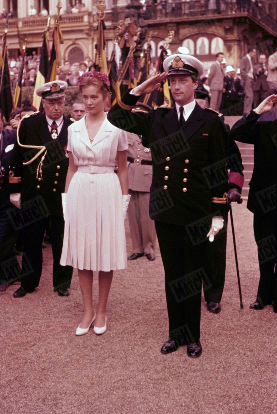 Le mariage de Paola et Albert de Belgique dans les archives de Match