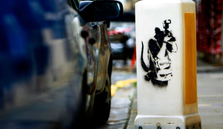 Art iconique Banksy que j'adore New York T-shirt Rat sur Canada