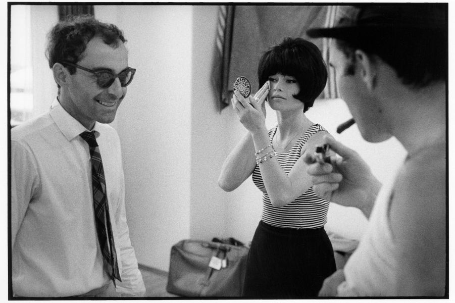 Film De Godard Avec Bardot Et Piccoli Avec Brigitte Bardot et Michel Piccoli sur le tournage du "Mépris" de