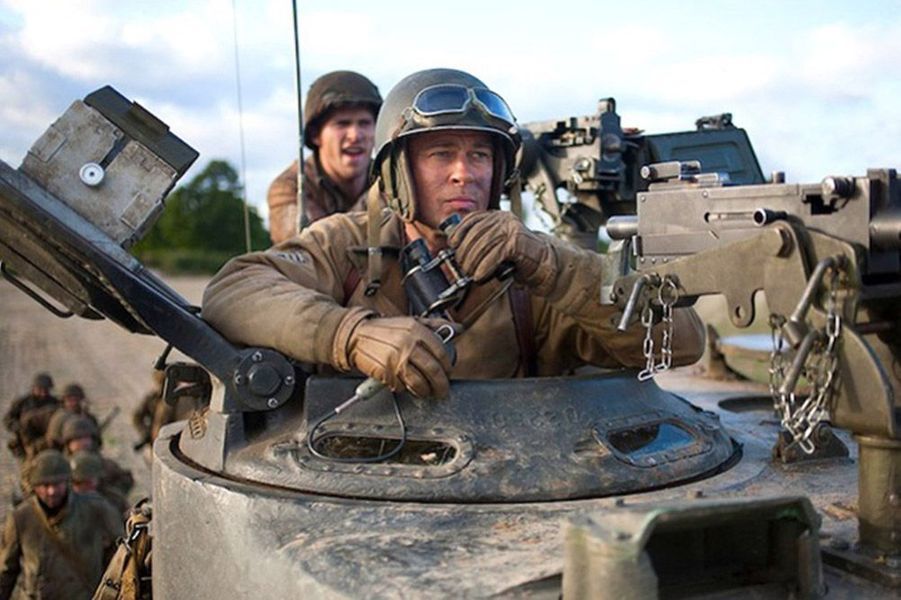 Le tournage du mois - Découvrez Brad Pitt en soldat dans "Fury"