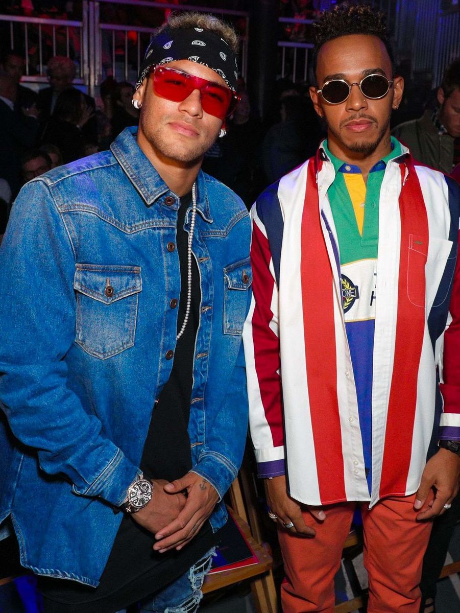 A Londres, Neymar prend du bon temps avec Lewis Hamilton ...