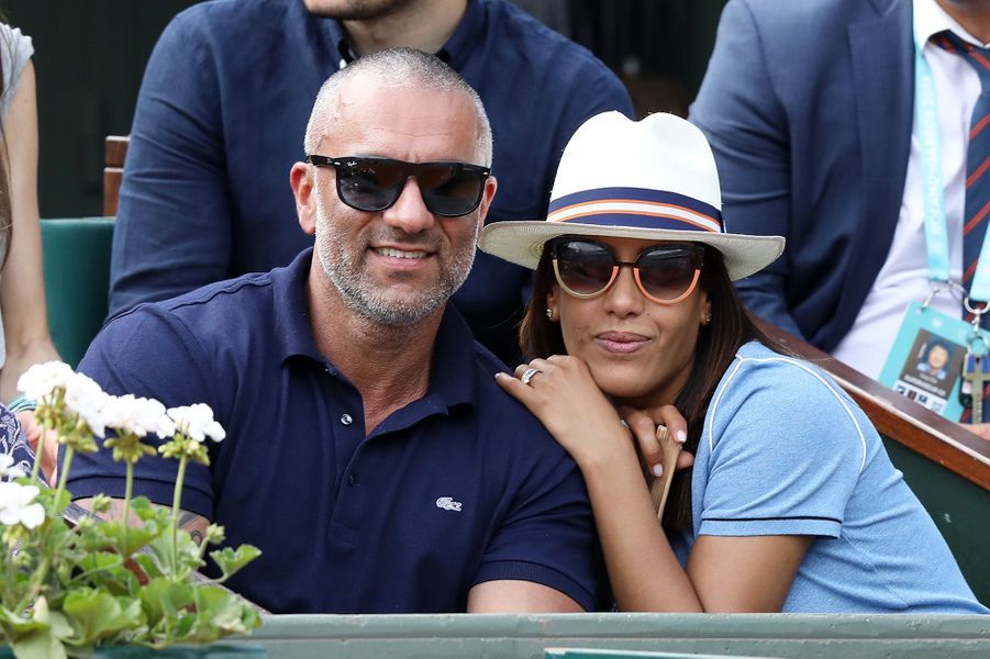 Amel Bent et Patrick Antonelli : en amoureux à Roland Garros
