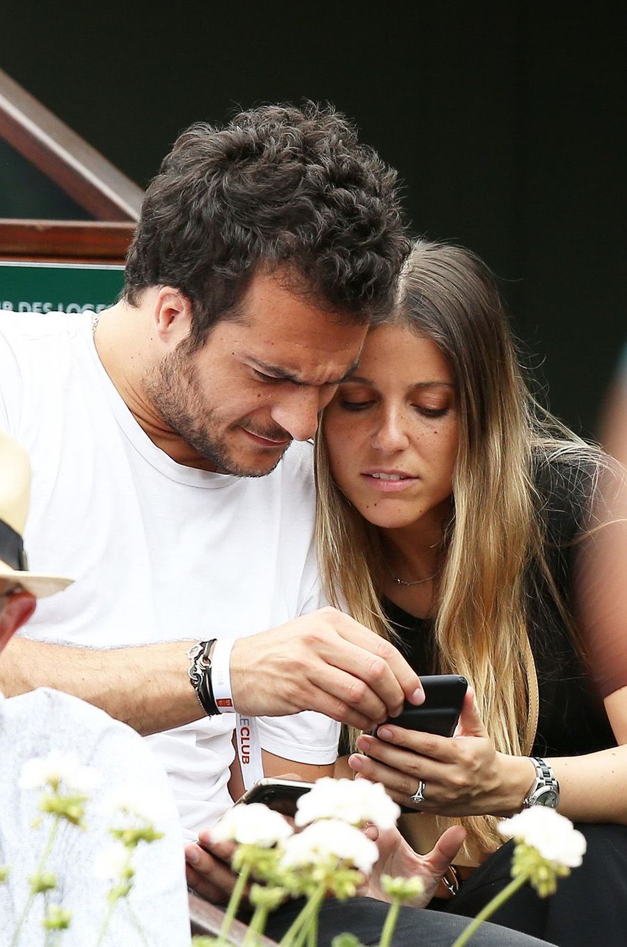 Amir et son épouse Lital, deux amoureux à Roland Garros