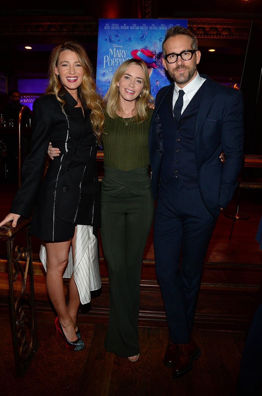 Blake Lively et Ryan Reynolds, plus grands fans d'Emily Blunt