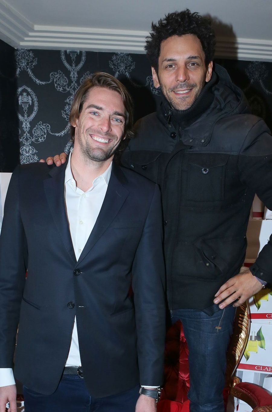 Camille Lacourt et Valérie Bègue, en