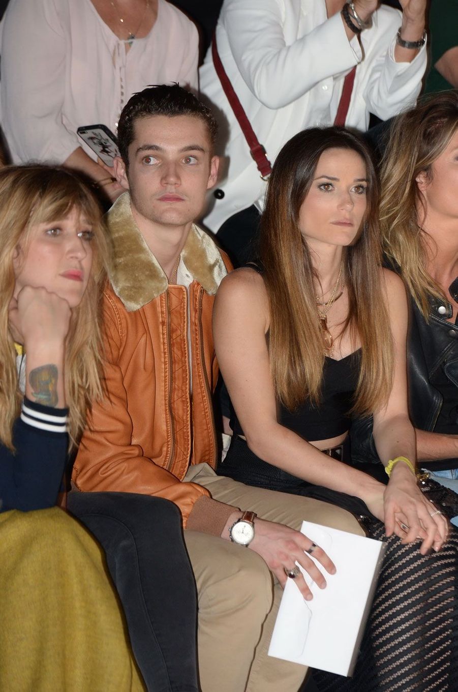 Capucine Anav et Louis Sarkozy s'éclatent à la Fashion Week