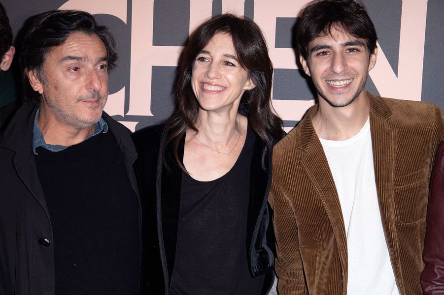 Charlotte Gainsbourg, Yvan Attal et leur fils Ben, joyeux trio