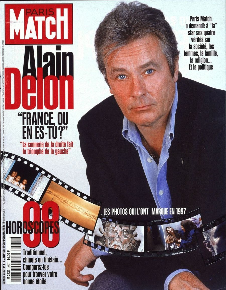 Alain Delon Hiromi Paris Match L’icône a 80 ans - Alain Delon, dans les archives de Match