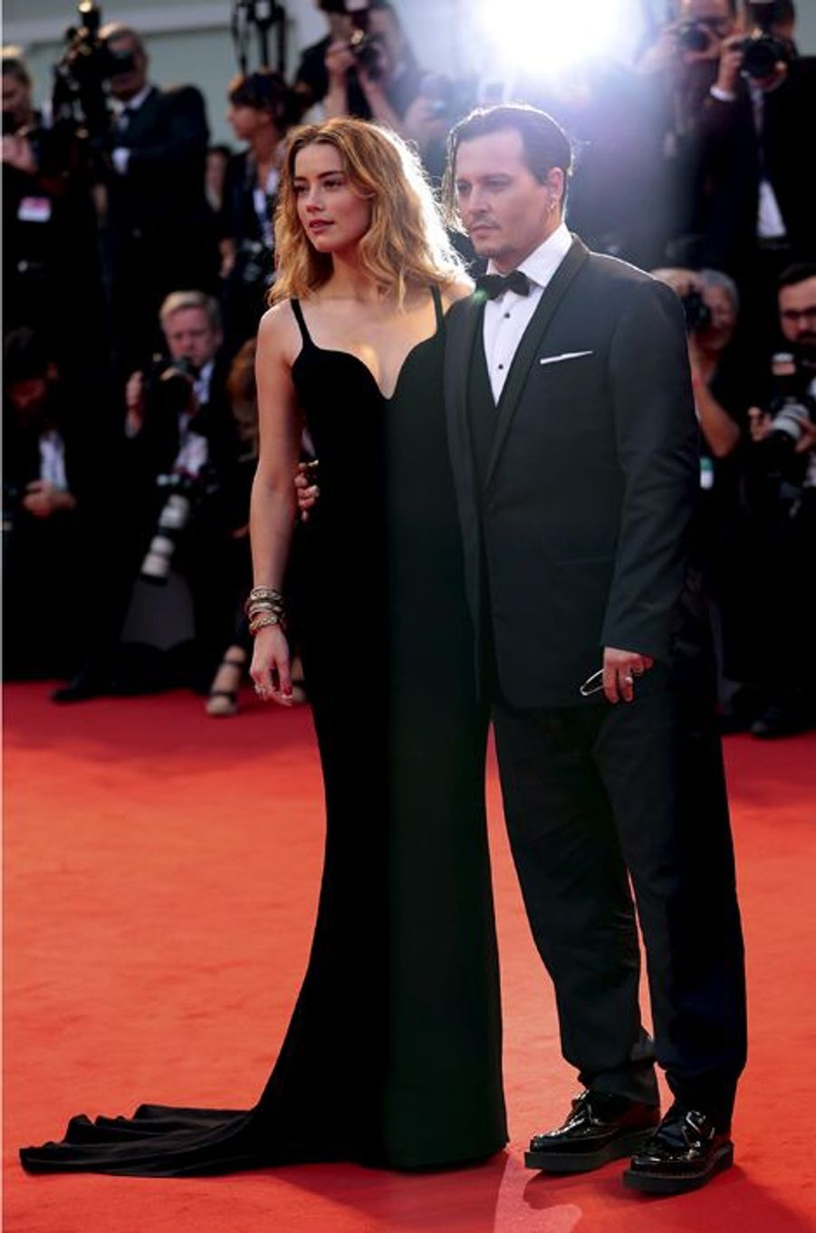 72e Mostra de Venise - Johnny Depp et Amber Heard ...
