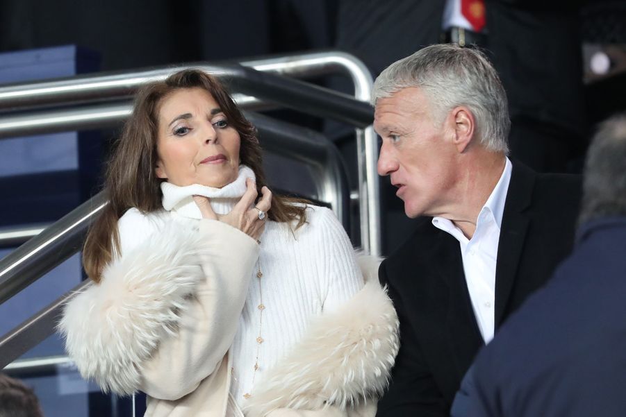 Didier Deschamps et sa femme Claude frémissent dans les tribunes du Parc des Princes