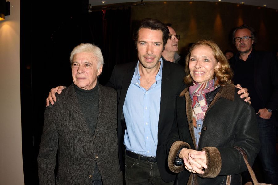 Guy et Nicolas Bedos, émus au Prix Barrière