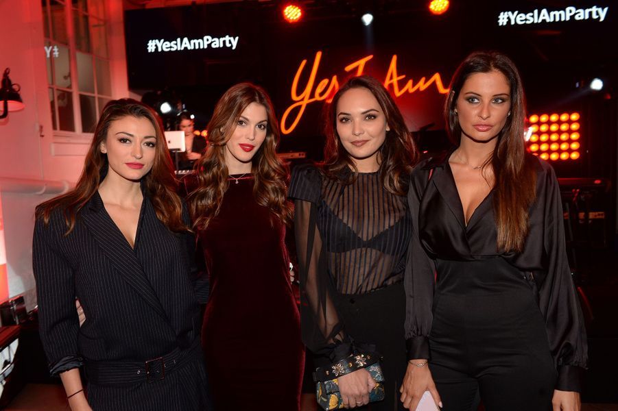 Iris Mittenaere et Nabilla, invitées star de la soirée Cacharel