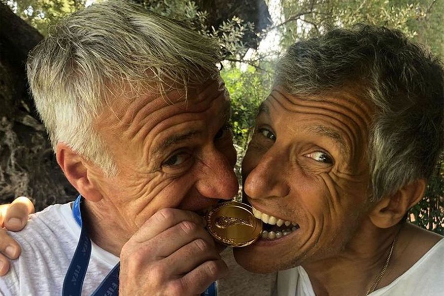Nagui et Didier Deschamps, leur belle amitié en images