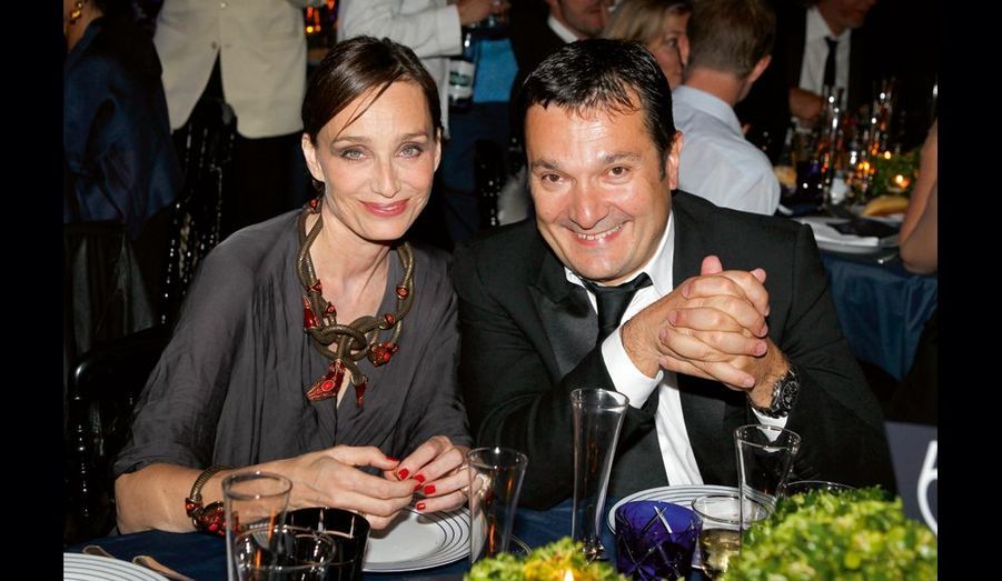 Kristin Scott Thomas Et Ses Fils Cannes: dîner Dior-«Elle»