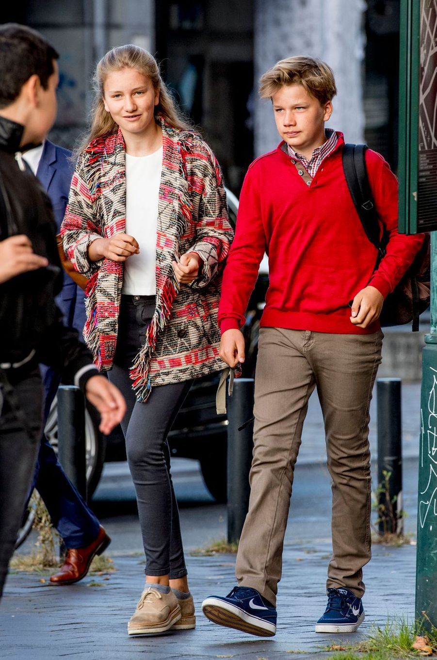 Elisabeth, Gabriel, Emmanuel et Eléonore de Belgique sont ...