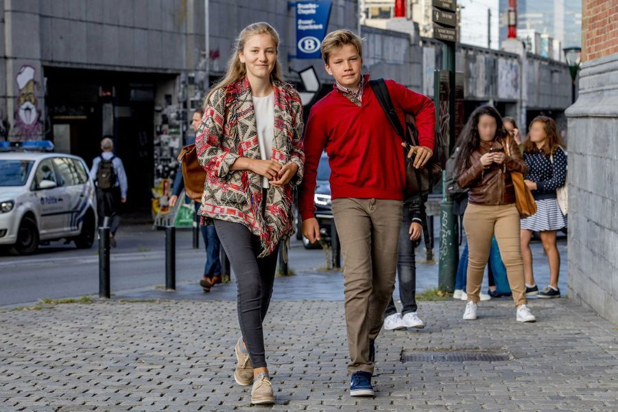 Elisabeth, Gabriel, Emmanuel et Eléonore de Belgique sont ...