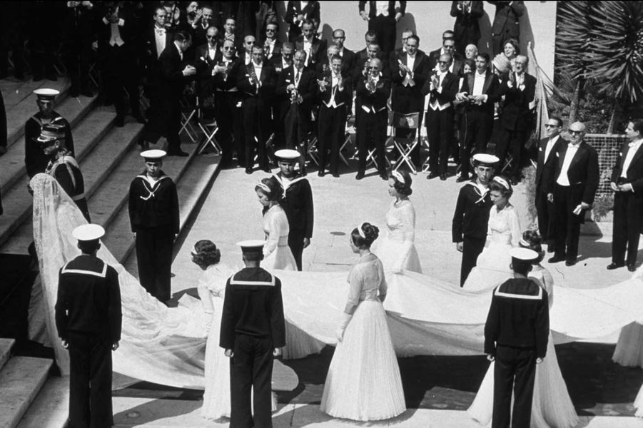 Au Mariage De Juan Carlos D Espagne Et De Sophie De Grece Il Y 55 Ans