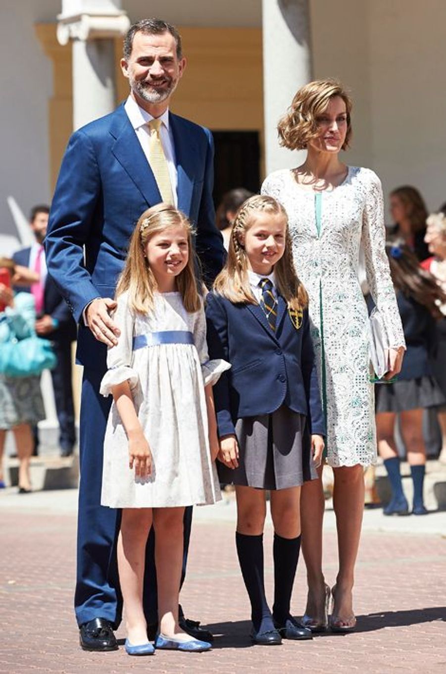 Famille royale d’Espagne en photos Letizia avec sa famille pour la