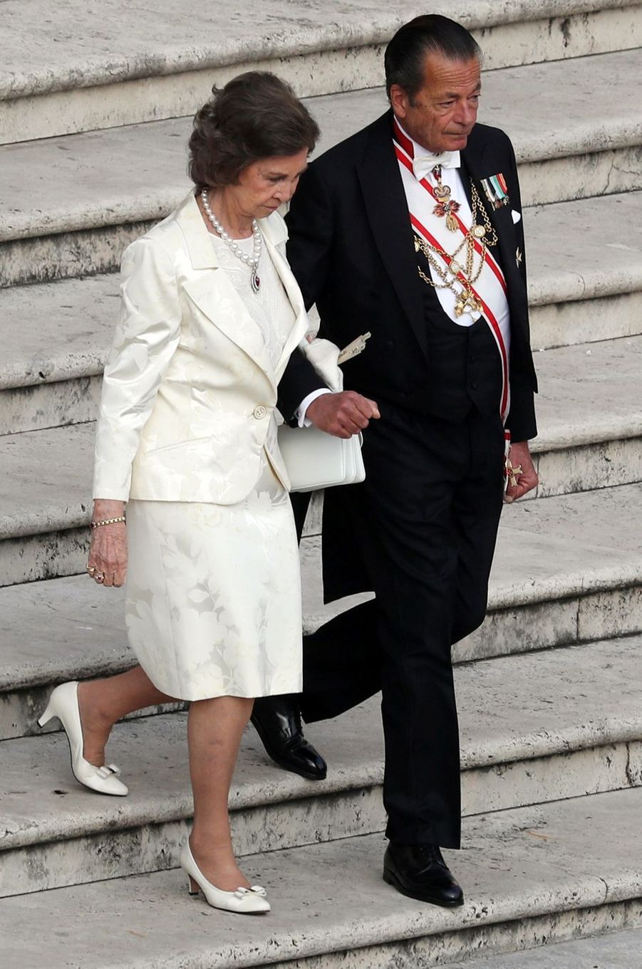 Habitants De La Cité Royale En Espagne L'ex-reine Sofia d'Espagne était à Rome pour la canonisation de Paul VI