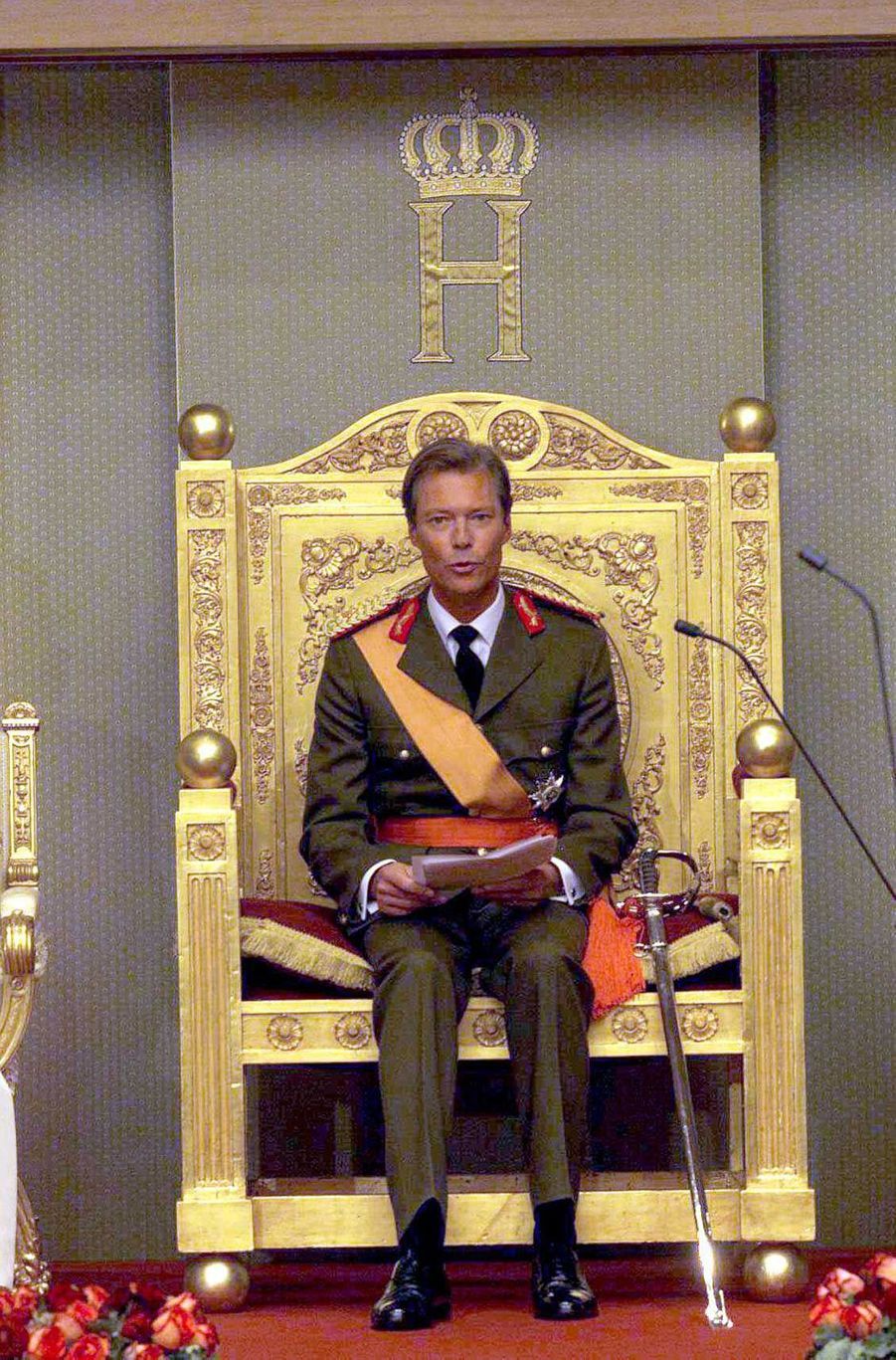 Quand Henri de Luxembourg devenait le nouveau grandduc, il y a 20 ans