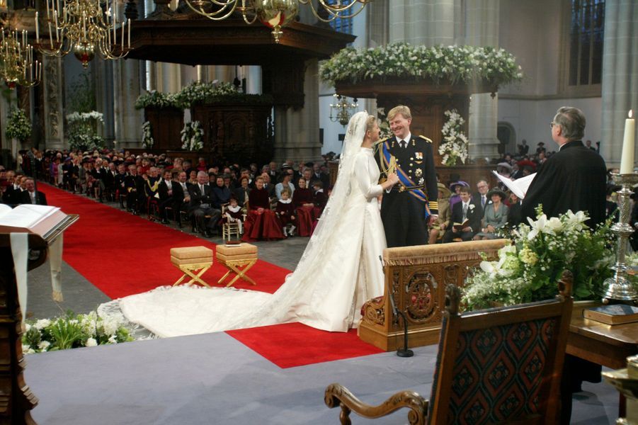 Maxima Des Pays-bas Mariage Au mariage de Maxima Zorreguieta et de Willem-Alexander des Pays-Bas