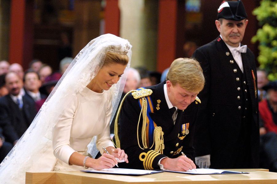 Maxima Des Pays-bas Mariage Au mariage de Maxima Zorreguieta et de Willem-Alexander des Pays-Bas