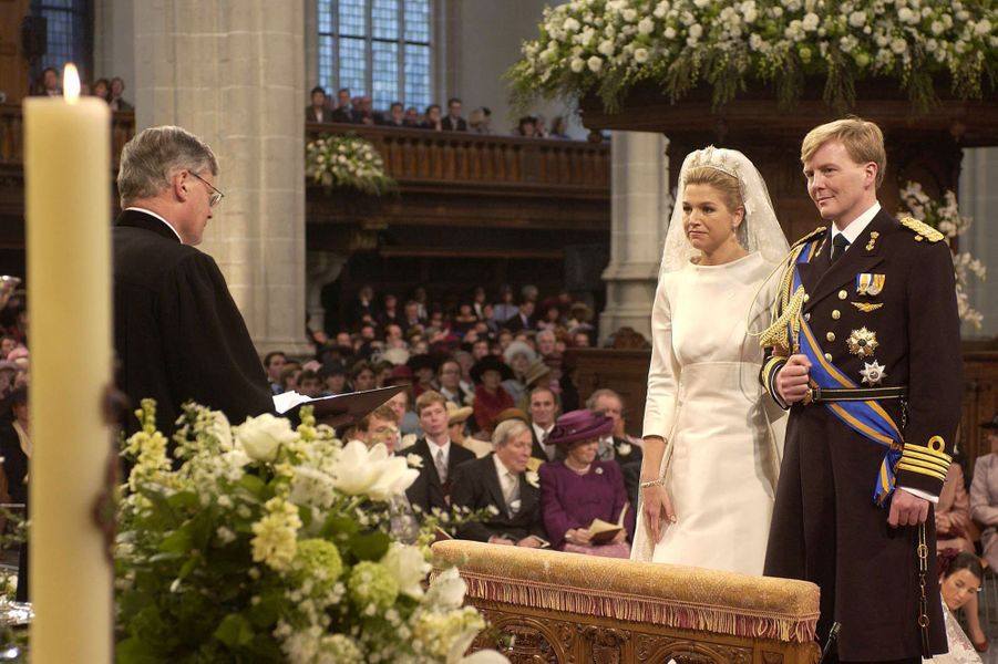 Maxima Des Pays-bas Mariage Au mariage de Maxima Zorreguieta et de Willem-Alexander des Pays-Bas