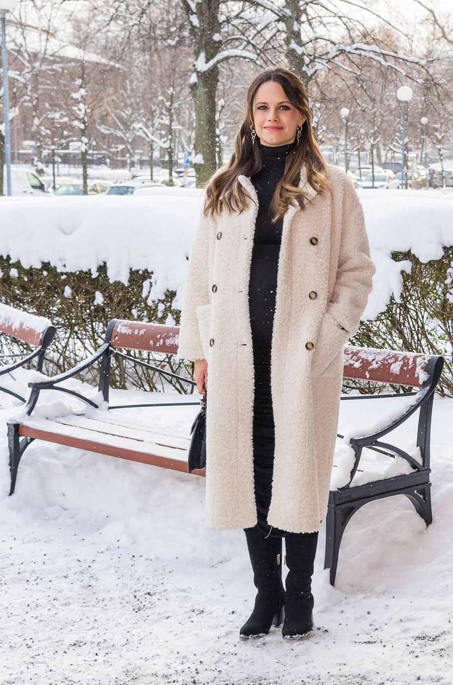 Sofia De Suede 2021 Princesse Sofia de Suède, une ravissante future maman sous la neige de