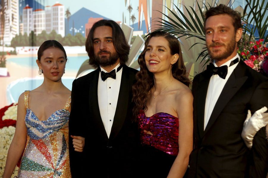 La princesse Alexandra de Hanovre, Charlotte Casiraghi, Dimitri Rassam et Pierre Casiraghi