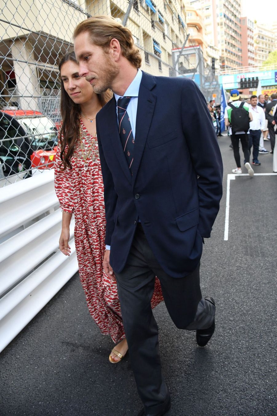Tatiana et Andrea Casiraghi, couple électrique sur le circuit de Monaco