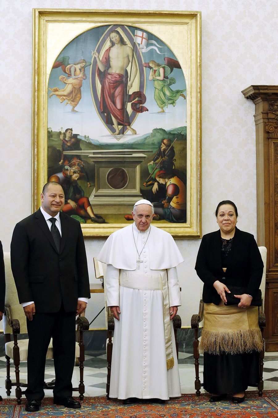 Photos - Le pape François a rencontré le roi Tupou VI du Tonga