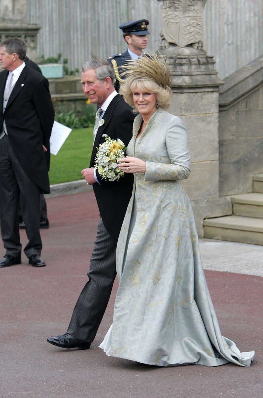 Au mariage du prince Charles et de Camilla Parker Bowles, il y a 15 ans Au mariage du prince Charles et de Camilla Parker Bowles, il y a 15 ans