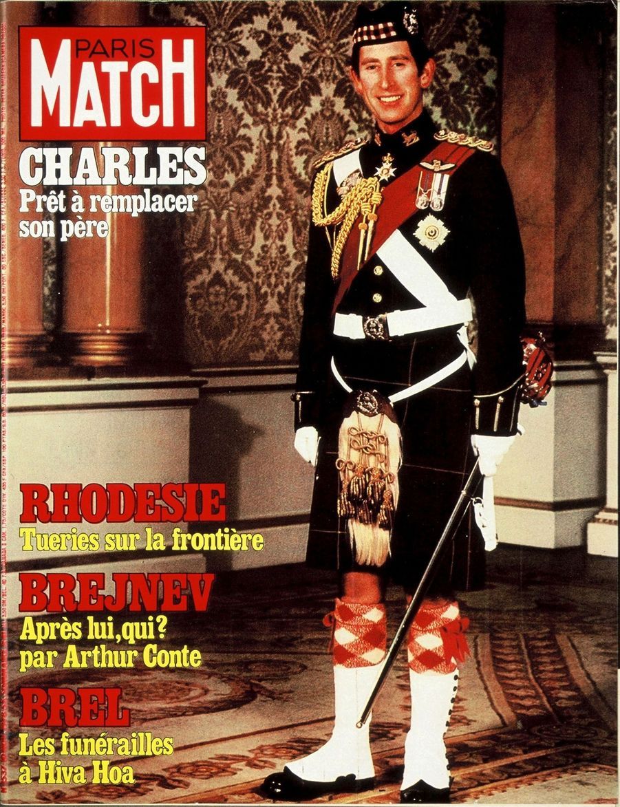 Le prince Charles en couverture de Match