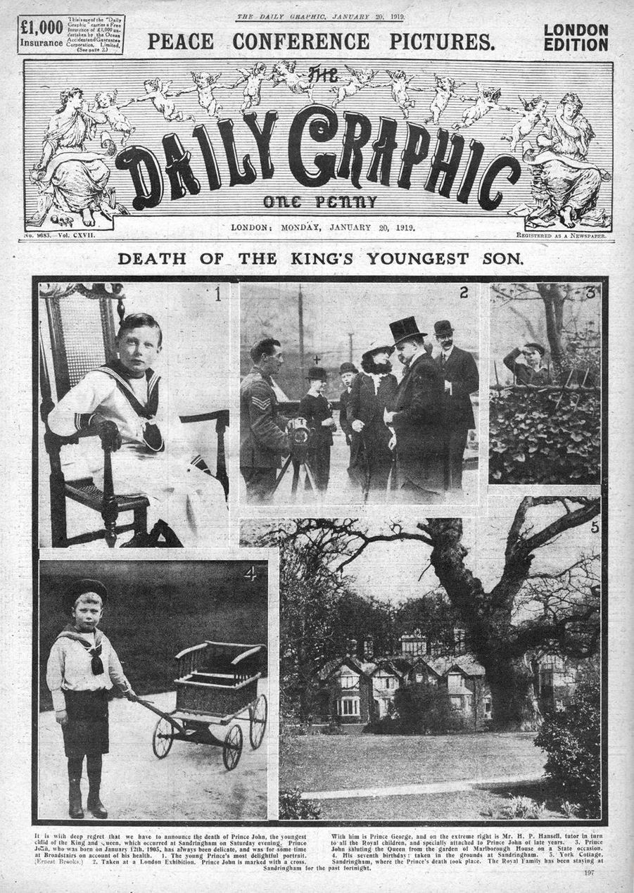 Le tragique destin du prince John du Royaume-Uni, mort il ...