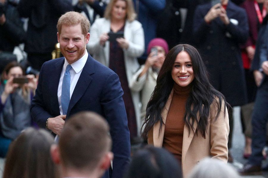 Première sortie de l'année pour Meghan et Harry, de retour ...