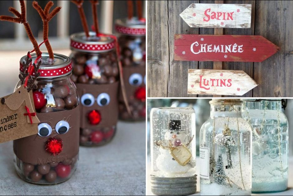 14 Decorations De Noel A Faire Soi Meme Reperees Sur Pinterest