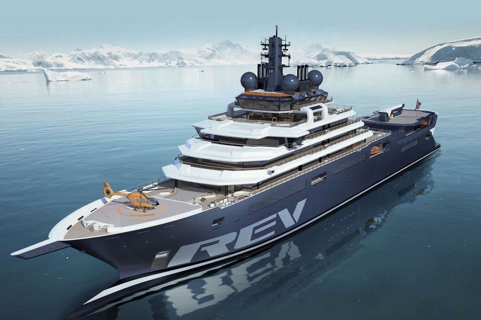 Le Plus Grand Yacht Du Monde Au Chevet De La Mer