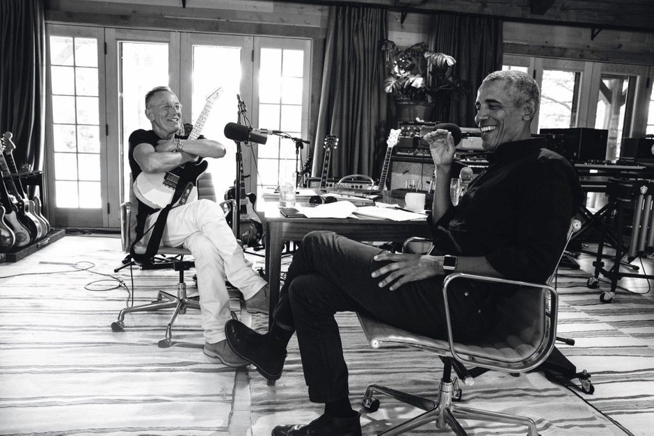 Barack Obama et Bruce Springsteen sur la piste du rêve américain