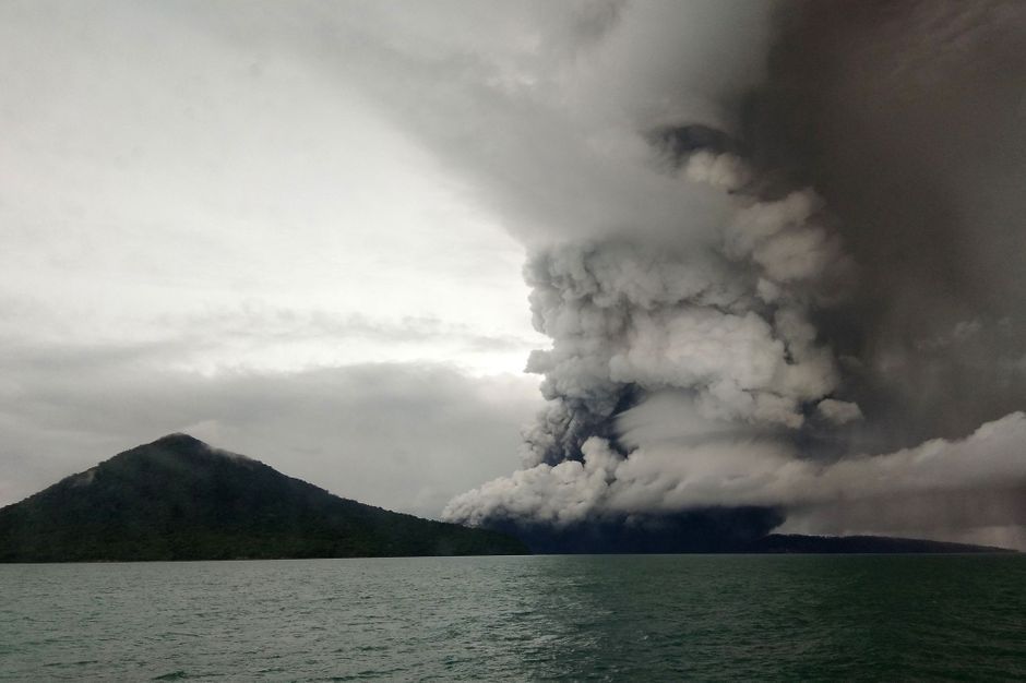 Indon sie depuis son ruption l Anak Krakatoa  a perdu 