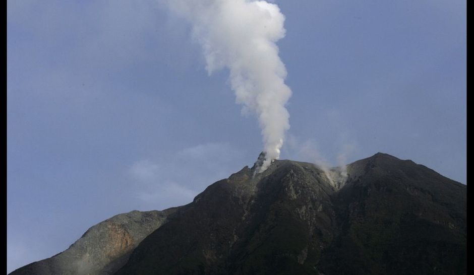 Indon sie Nouvelle ruption  volcanique   Sumatra 
