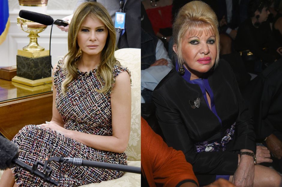 Films Et Séries Tv Avec Ivana Trump Ivana et Melania Trump, bataille de First Lady