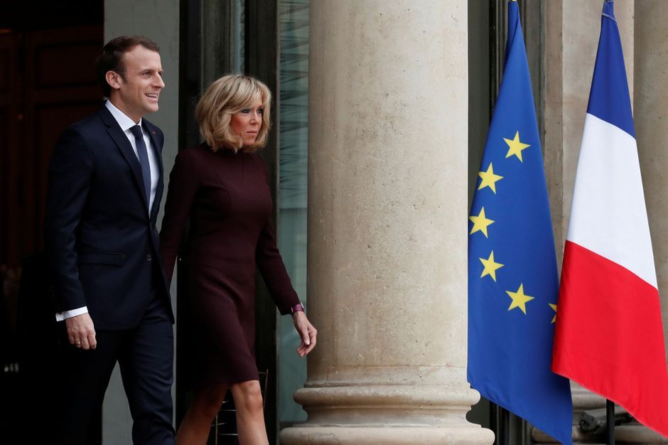 Emmanuel et Brigitte Macron en visite d'Etat en Inde du 9 ...